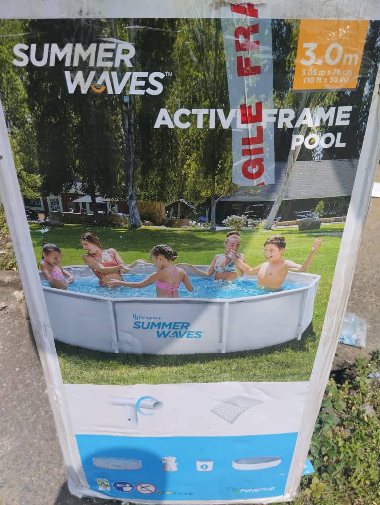 LOCATION- PISCINE MONTABLE  - 3 Mètres