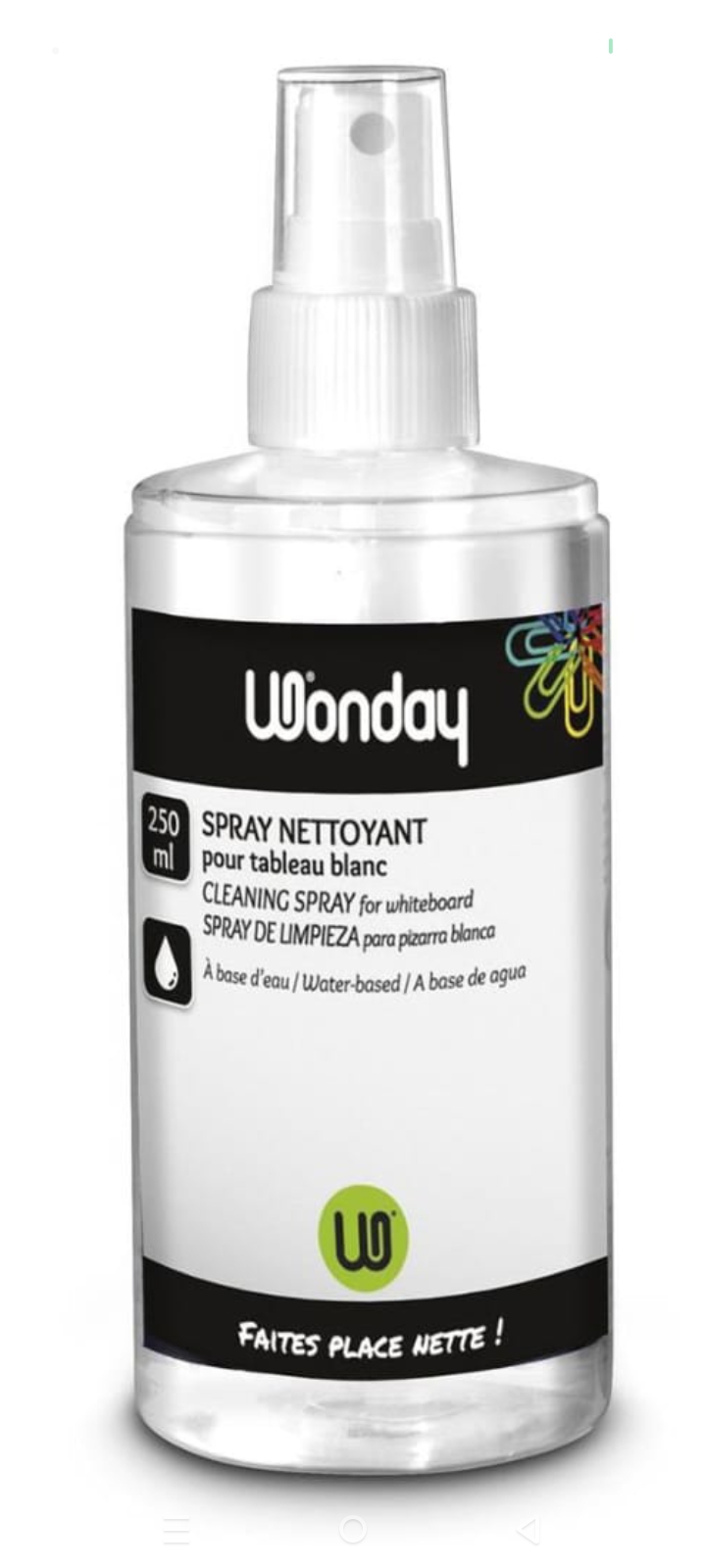 Spray Nettoyant pour Tableau Blanc 250 ml