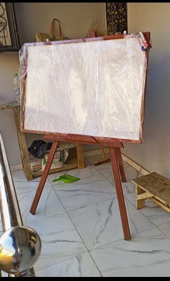 Tableau Blanc Avec Trépied- Made in Cameroun