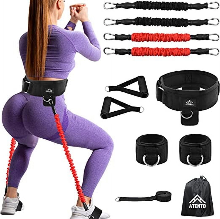 Kit de bandes de résistance de cheville avec poignets