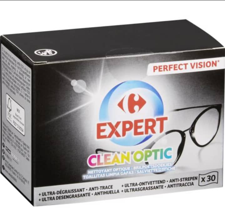 Lot de 30 Lingettes Optiques