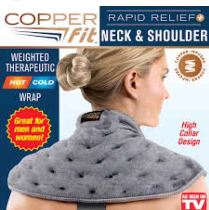 Enveloppe de cou et d'épaule à soulagement rapide Copper Fit