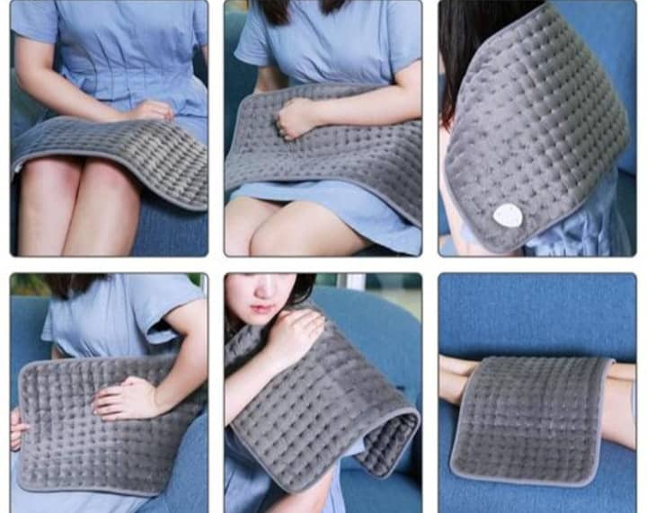 Coussin Chauffant Electrique en Microfibre Polaire