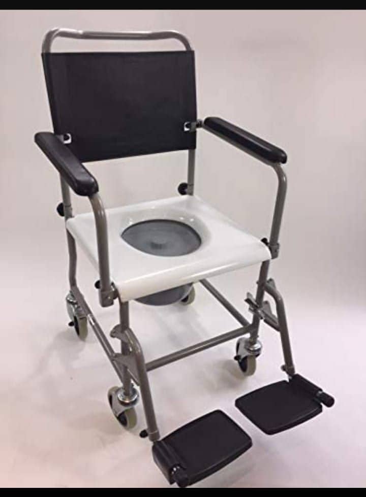 Chaise de Toilette Mobile-à Roulette