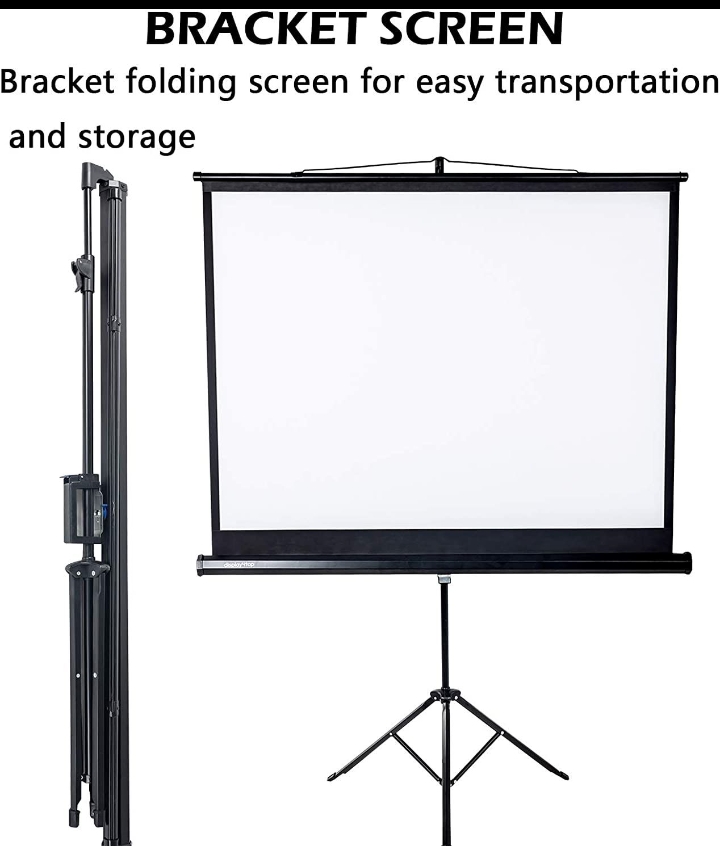 Écran de Video Projection avec Trepied