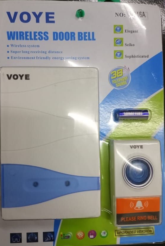 Sonnerie Sans Fil à Piles -150 Mètres