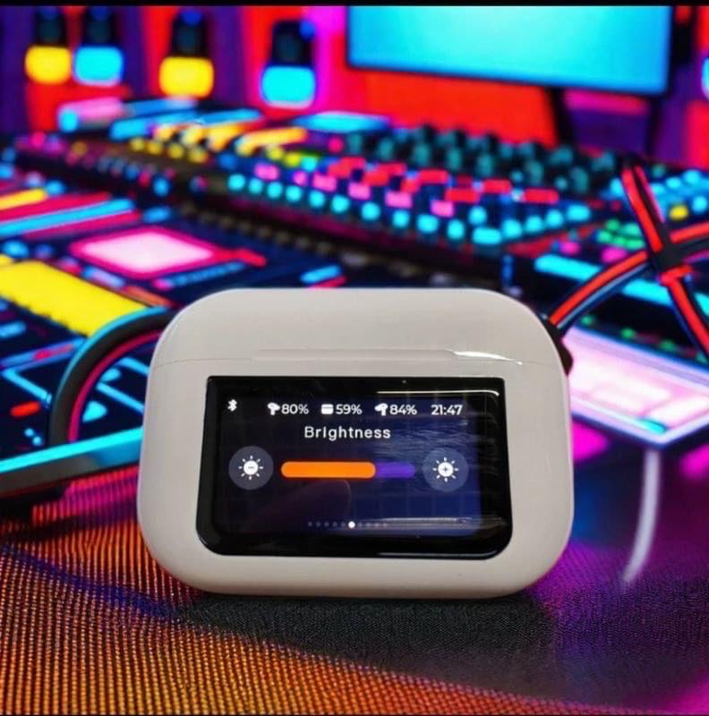 Écouteurs connectés tactiles 