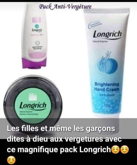 Pack pour soin vergetures