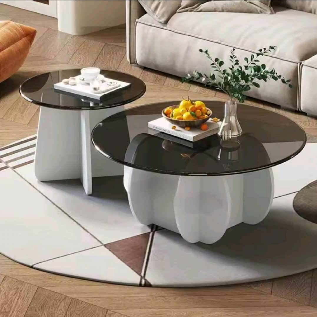 Table double vitrée 