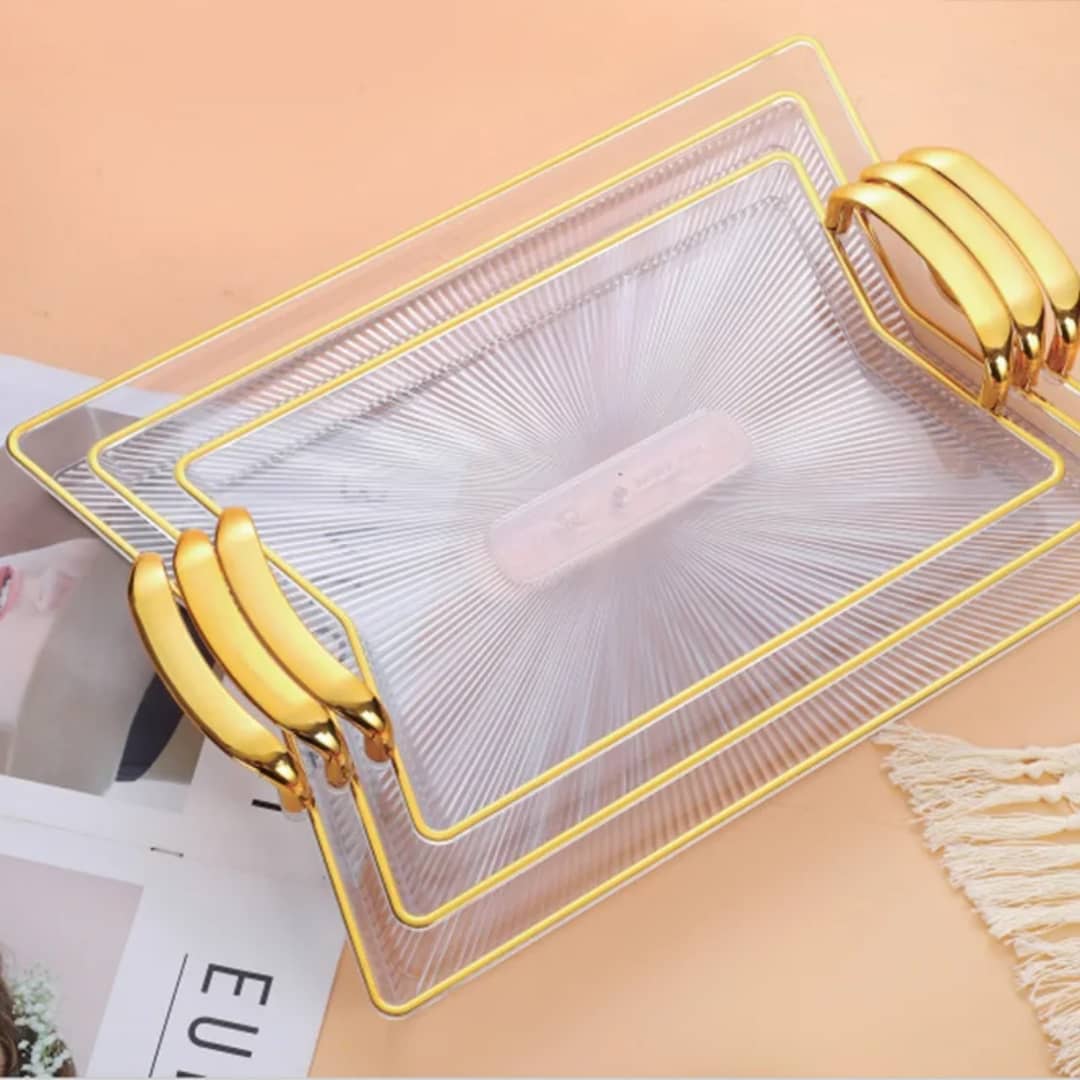 Plateau de service en acrylique 