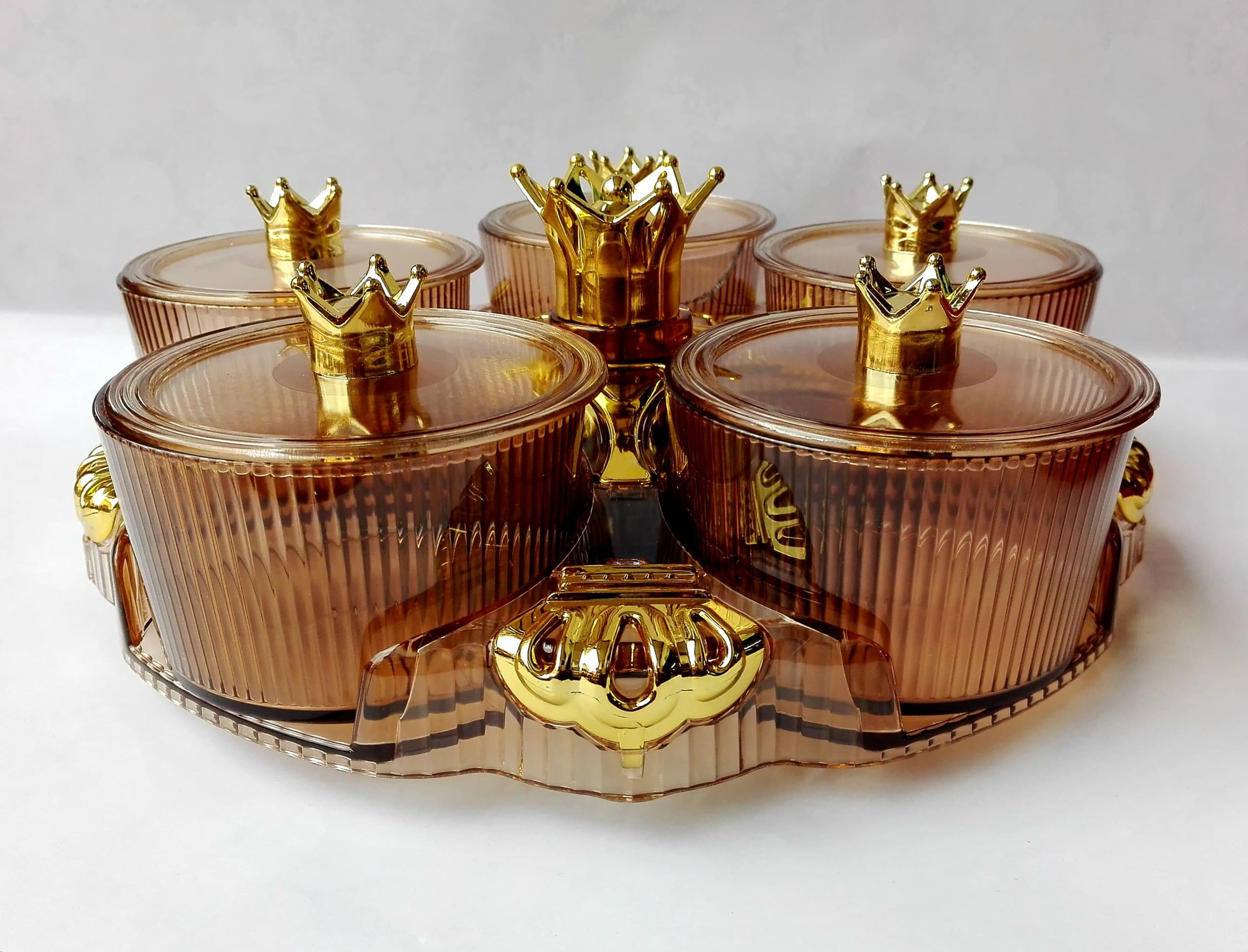 Présentoir apéro avec couvercle royal 