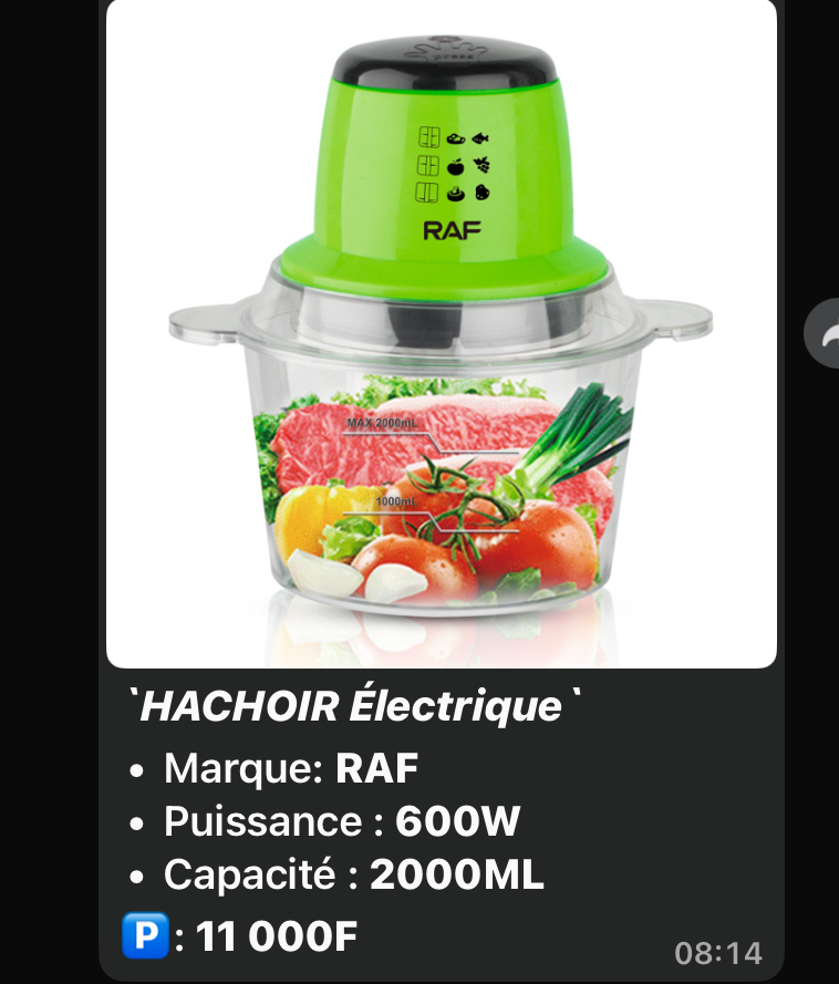 hachoir électrique 