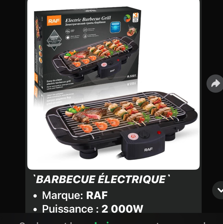 Barbecue électrique 