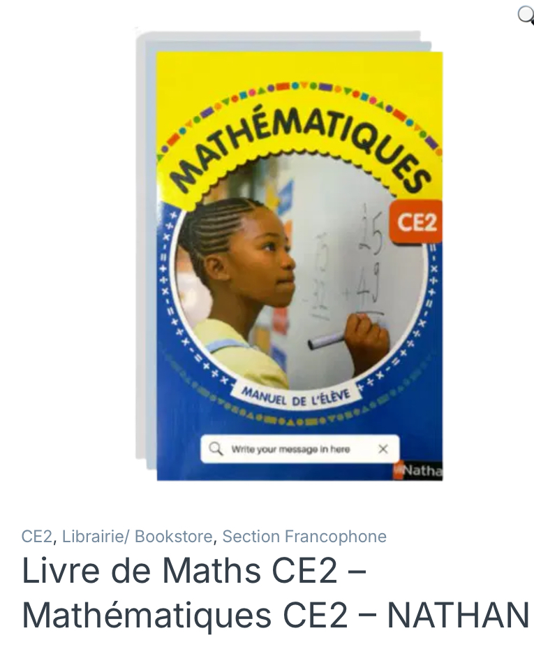 Livre de maths CE2