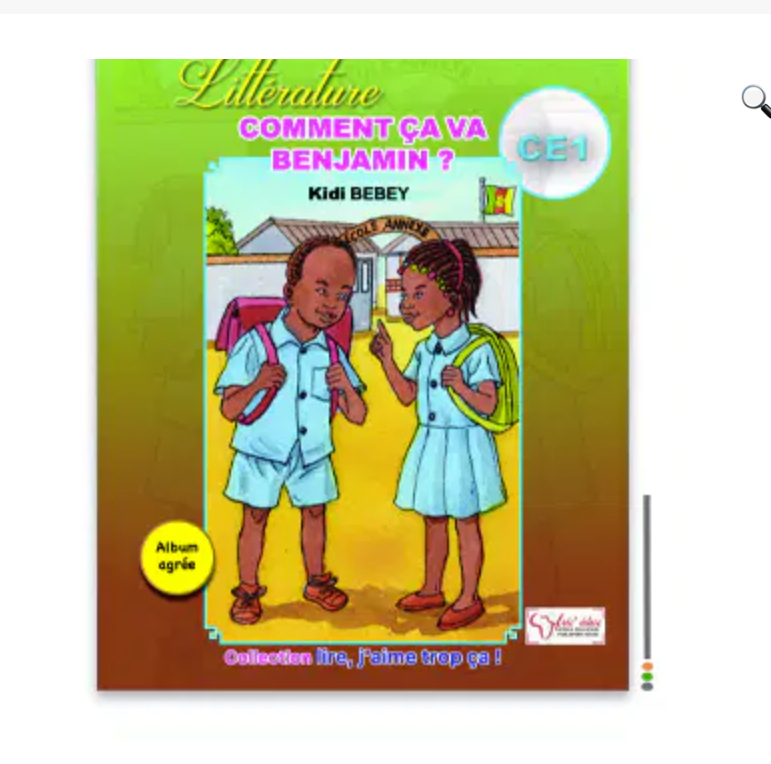  Bookstore, Section Francophone Le Livre de Littérature CE1-Comment ça va Benjamin ?