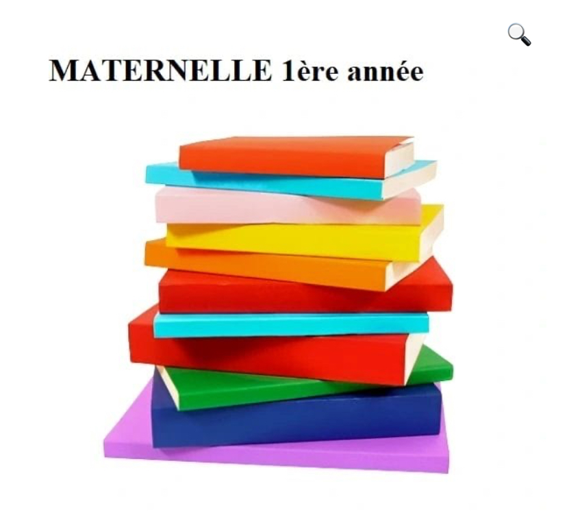 Pack Livres Scolaires - Classe - Maternelle 1ère année