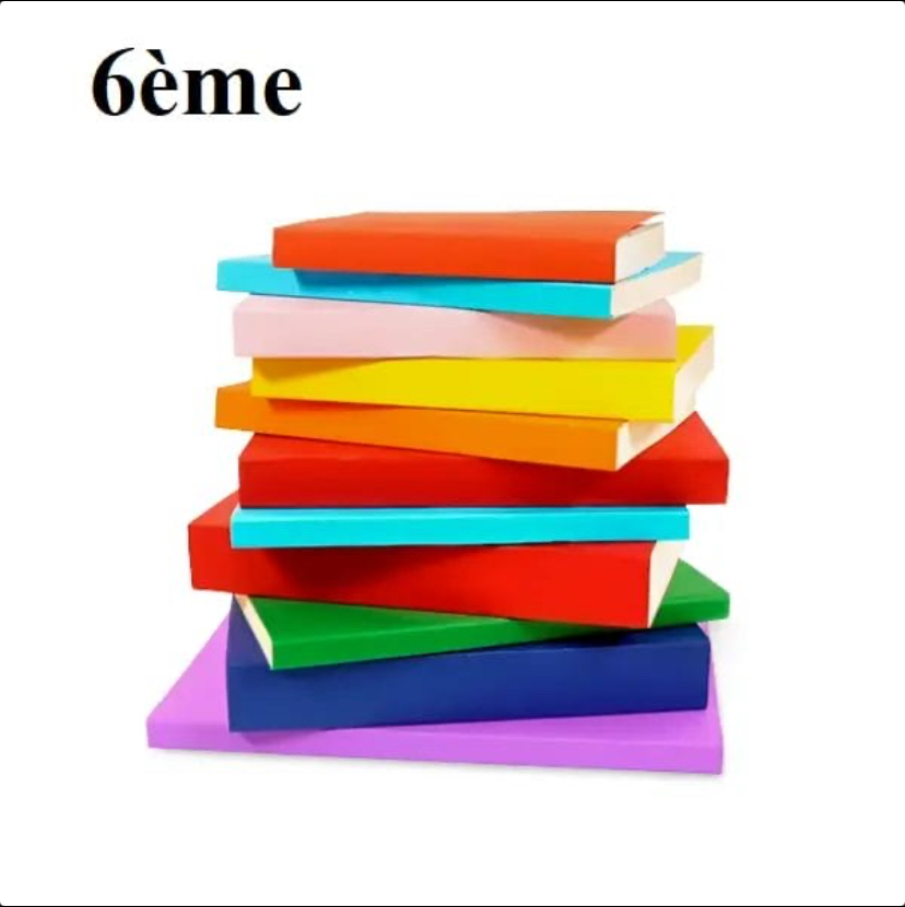 Pack Livres Scolaires – Classe: 6ème