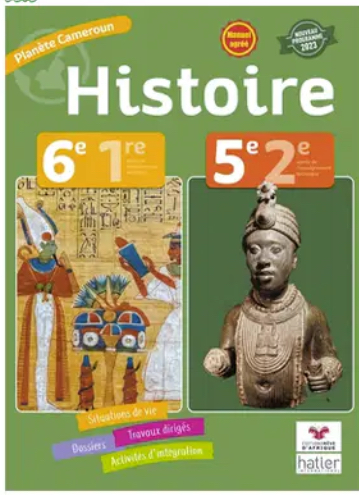 Le livre Histoire Planète – Cameroun – 6e-5e