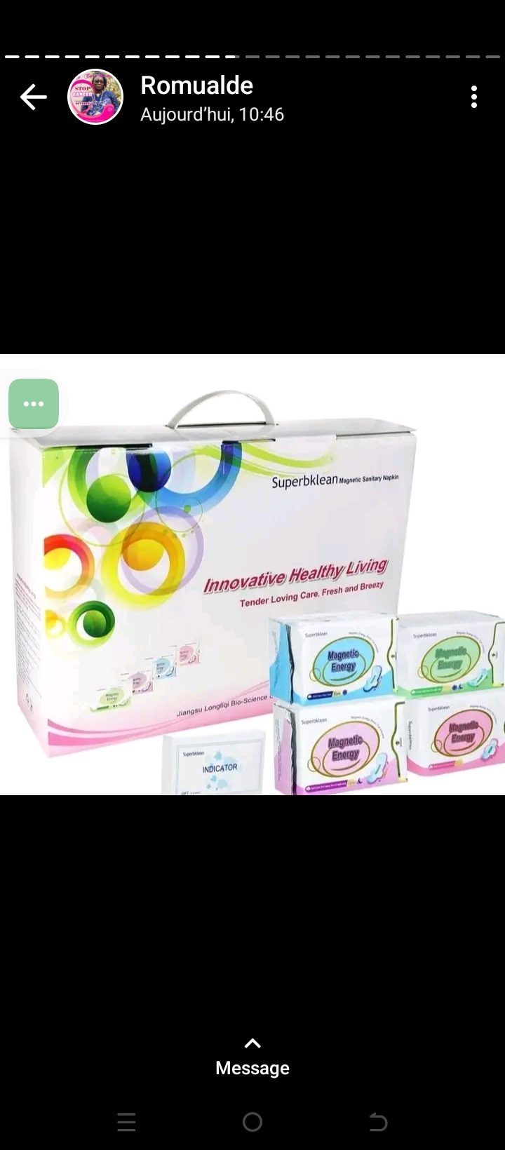 Carton de Serviettes hygiéniques LONGRICH 
