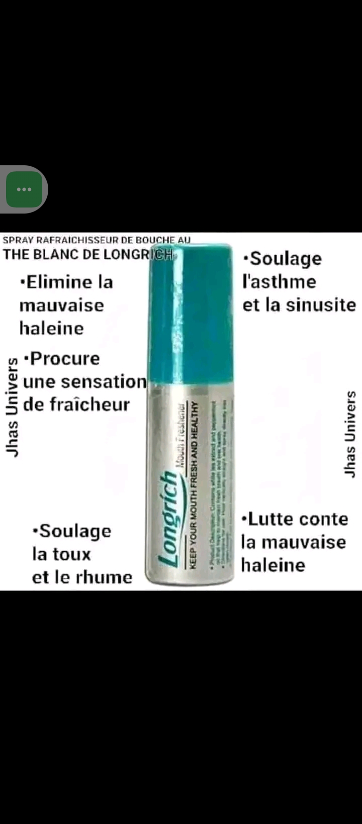 Senteur de bouche LONGRICH 