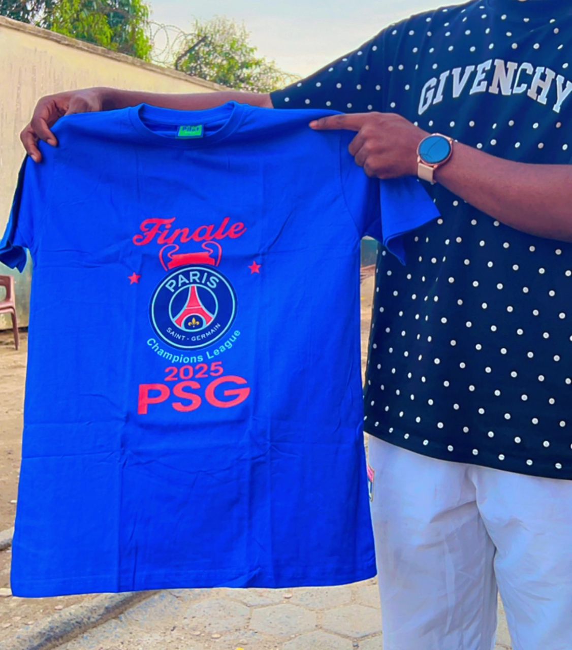 PSG, Polo de la finale (Colour Bleu Claire)